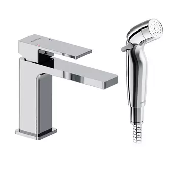 Смеситель для раковины с гигиеническим душем Damixa Gala 530300000 хром