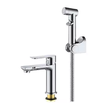 Гигиенический душ со смесителем для раковины Splenka S05 S05.12 хром