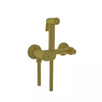 Гигиенический душ со смесителем для унитаза RGW Shower Panels SP-216Gb 581408216-06 брашированное золото