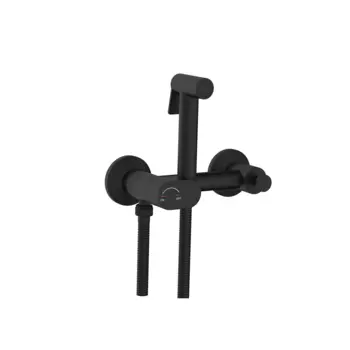 Гигиенический душ со смесителем для унитаза RGW Shower Panels SP-216B 581408216-04 черный