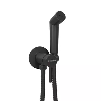 Гигиенический душ со смесителем Grossman Solis 502.K35.07.210 черный матовый