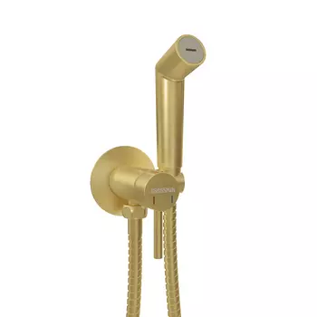 Гигиенический душ со смесителем Grossman Solis 502.K35.07.320 золото, сатин