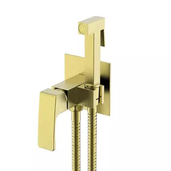 Гигиенический душ со смесителем Raglo R01 R01.52.03 сатин золотой