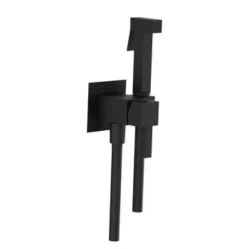 Гигиенический душ со смесителем RGW Shower Panels SP-212B черный