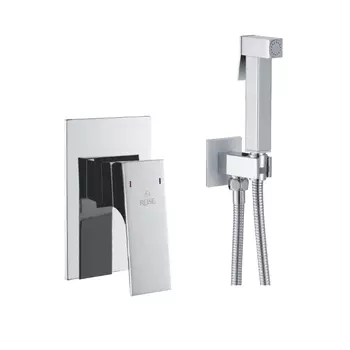 Гигиенический душ со смесителем Rose R1005 хром