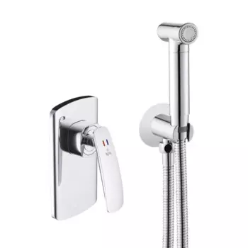 Гигиенический душ со смесителем Rose R1105 хром