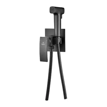 Гигиенический душ со смесителем Rose R1505H-2 черный