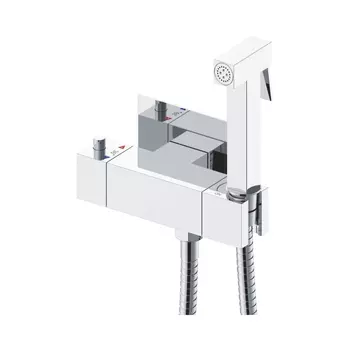 Гигиенический душ со смесителем Rose R965 хром