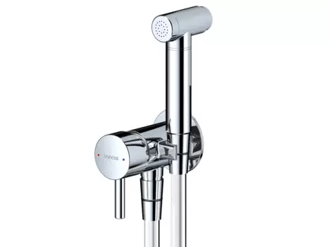 Гигиенический душ со смесителем Sancos Atom SC2001CH матовый хром