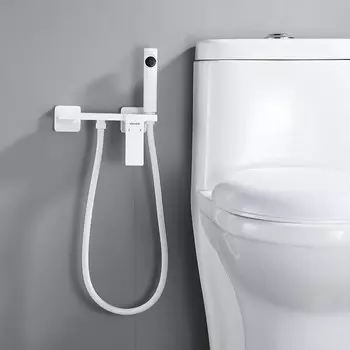 Гигиенический душ со смесителем Shevanik S6105C-1 белый