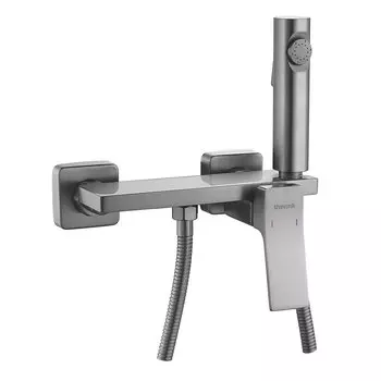 Гигиенический душ со смесителем Shevanik S6105T-1 оружейная сталь