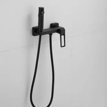 Гигиенический душ со смесителем Shevanik S6805H-1 черный