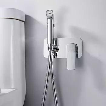 Гигиенический душ со смесителем Shevanik S9905 хром