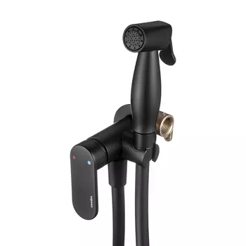 Гигиенический душ со смесителем Swedbe Platta 5567B черный