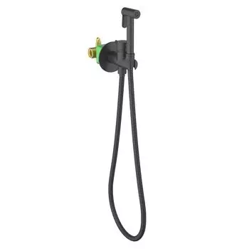 Гигиенический душ со смесителем Timo Saona 2337/03SM черный матовый