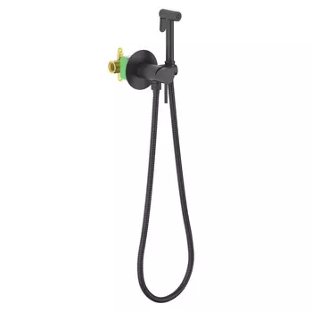 Гигиенический душ со смесителем Timo Saona 2338/03SM черный матовый