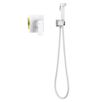 Гигиенический душ со смесителем Timo Selene 2089/16SM белый матовый