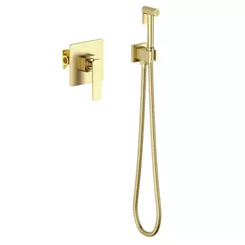 Гигиенический душ со смесителем Timo Torne 4389/17SM золото матовое