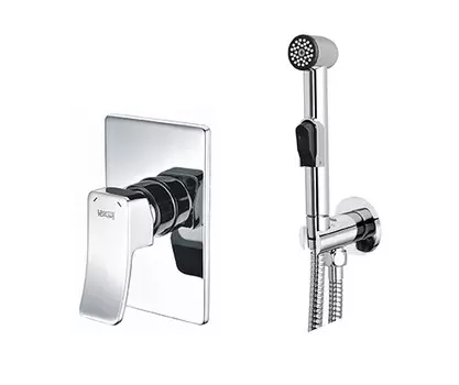 Гигиенический душ со смесителем Wasserkraft Aller A010657 хром