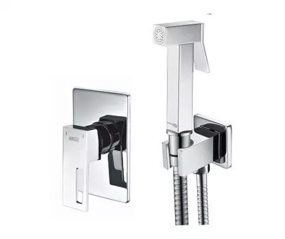Гигиенический душ со смесителем Wasserkraft Alme A15156 хром