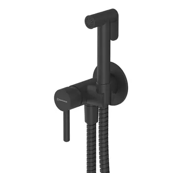 Гигиенический душ со смесителем Whitecross Y SYSYBI2BL черный матовый