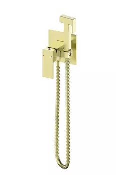 Гигиенический душ со смесителем WONZON & WOGHAND CUBE WW-88829016-BG золото