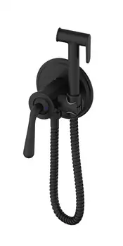 Гигиенический душ со смесителем WONZON & WOGHAND STEAM WW-88829008-MB черный