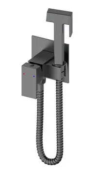 Гигиенический душ со смесителем WONZON & WOGHAND WW-88829903-BGM темный графит