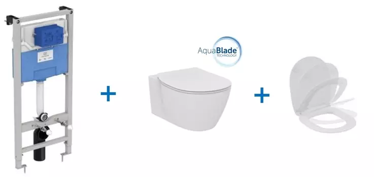 Готовое решение Ideal Standard E211601 ProSys 3в1+ Connect