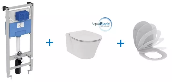 Готовое решение Ideal Standard E212101 ProSys 3в1 + Connect Air