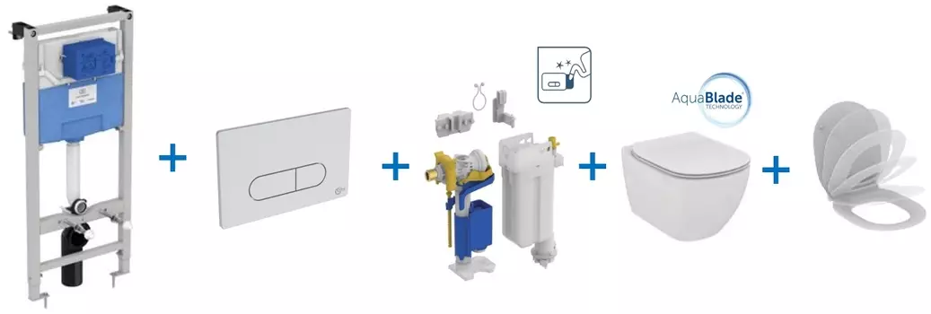 Готовое решение Ideal Standard R029901 ProSys 5в1 + Tesi