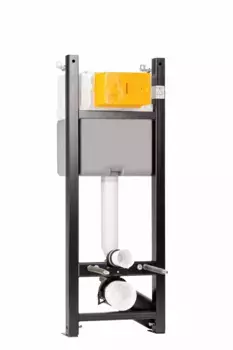 Инсталляция для подвесного унитаза Oli EXPERT TOTAL BLACK 40 см 886668 без кнопки