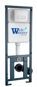 Инсталляция для унитазов WeltWasser WW MARBERG 410 + SE WT кнопка белая