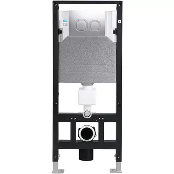 Инсталляция для унитазов WeltWasser WW INS WW AMBERG 506 + MT-CR кнопка хром матовая