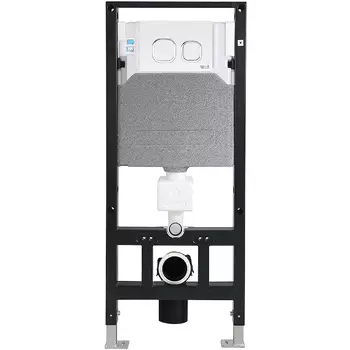 Инсталляция для унитазов WeltWasser WW INS WW AMBERG 506 + WT кнопка белая