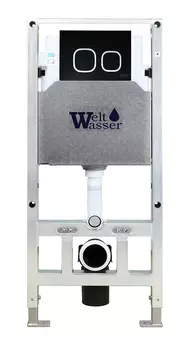 Инсталляция для унитазов WeltWasser WW INS WW AMBERG 506 ST + BL кнопка черная