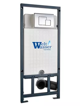 Инсталляция для унитазов WeltWasser WW MARBERG 507 + SE CR кнопка хром