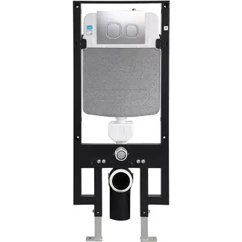 Инсталляция для унитазов WeltWasser WW INS WW AMBERG 497 + MT-CR кнопка хром матовая