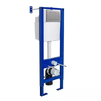 Инсталляция с кнопкой Berges Atom 40346 кнопка хром