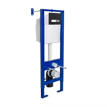 Инсталляция с кнопкой Berges Atom Line 40342 кнопка черная