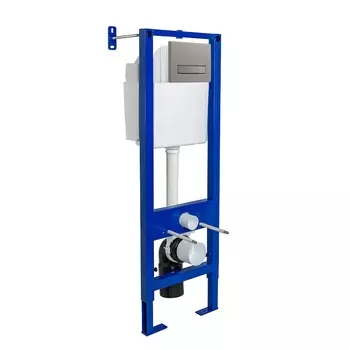 Инсталляция с кнопкой Berges Atom Line 40345 кнопка никель