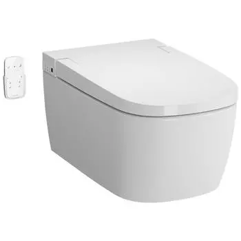 Интеллектуальный подвесной унитаз с функцией биде Vitra V-Care Basic 5674B003-6193 белый, с крышкой микролифт