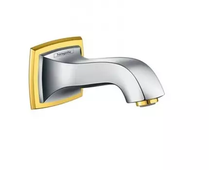 Излив на ванну Hansgrohe 13425090 золото/хром