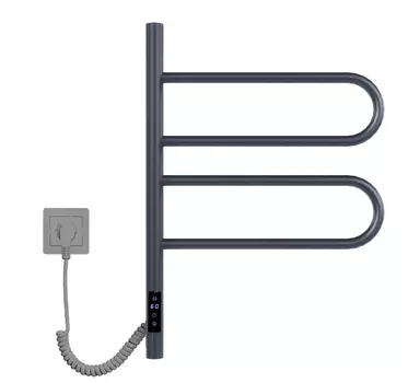 Электрический полотенцесушитель Vincea 43x59 VTD-1R1CGE графит