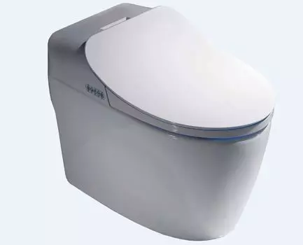 Электронный унитаз-биде приставной Timo TE-721 белый, с крышкой микролифт и подогревом