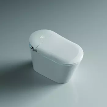 Электронный унитаз-биде приставной Timo ТЕ-741 белый, с крышкой микролифт и подогревом