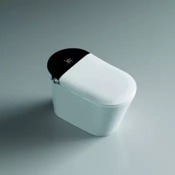 Электронный унитаз-биде приставной Timo ТЕ-741B белый, с крышкой микролифт и подогревом