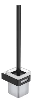 Ёршик для унитаза Boheme Q 10954-CR-B черный, хром