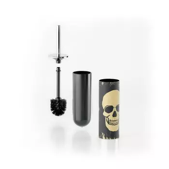 Ёршик для унитаза Inda My art AV014BCR04Y наклейка Череп