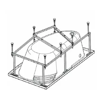 Каркас 150x100 Santek Гоа 1WH112428